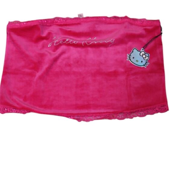 Forever 21 Tops - Forever 21 X Hello Kitty Pink Tube Crop Top Plus Size 3X
